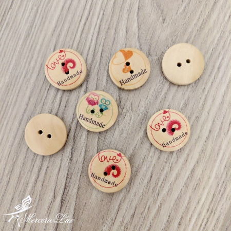 LA DOAR 15 LEI - nasturi lemn hand made