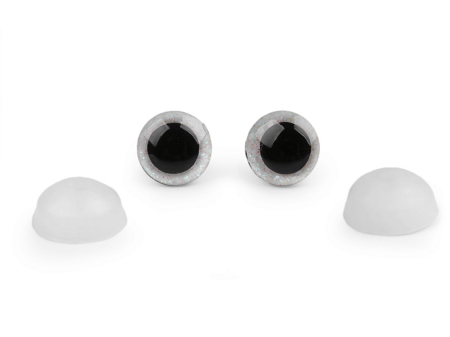 ACCESORII CONFECTIONAT JUCARII - ochi cu sclipici 12mm