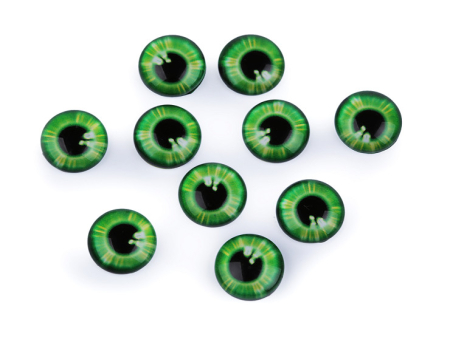 Ochi Gene - ochi de sticla pentru lipire 10/12mm