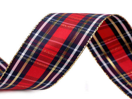 BENZI PANGLICI - panglica carouri lurex si sarma 40mm