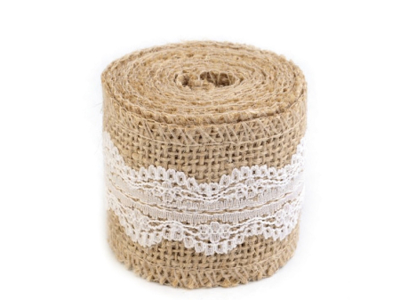 BENZI PANGLICI - panglica iuta cu dantela fina