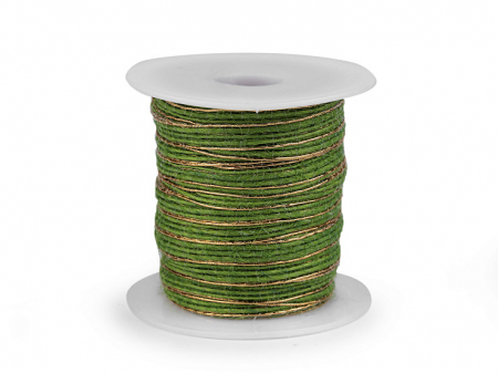 Panglica Lurex - panglica iuta si lurex 6mm rola 20m
