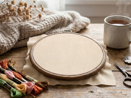 FIRE SI TESATURI PENTRU BRODAT MANUAL ARTIZANAT - panza fina de bumbac pentru broderii si decoratiuni rustice