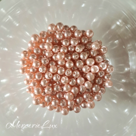 Perle - perle sticla roz