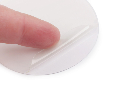 PRIMAVARA-MARTISOR SI SARBATOARE PASTE - petice autoadezive transparente 6cm