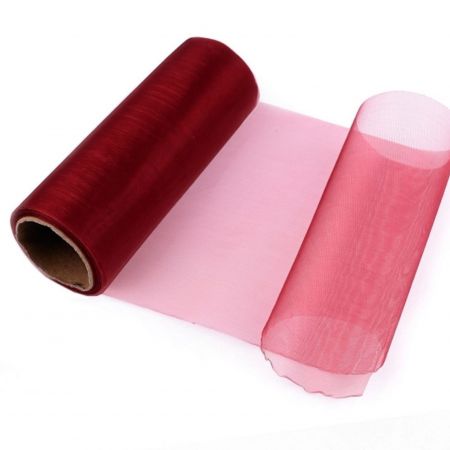 MATERIALE TEXTILE - rola organza 14,5cm