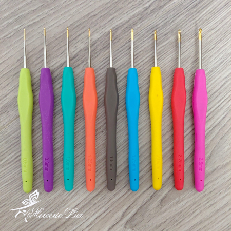 UNELTE TRICOTAT CROSETAT BRODAT - set crosete maner silicon 0.5-2.5