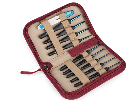 Crosete Maner Silicon Plastic - set de crosete cu maner din silicon si foarfece