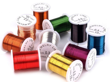 Sarma modelaj - set sarme decorative 10 role 0.3mm