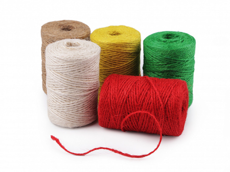Sfoara Crosetat Genti - sfoara iuta 2mm pentru tricotat crosetat 100m