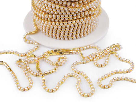 ACCESORII DECORATIVE MARGELE STRASURI - sirag cu perle 2mm