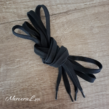 Sireturi Incaltaminte - sireturi plate tiberiu negre 130cm