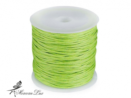 Componente Confectionat Bijuterii - SNUR DIN BUMBAC CERAT 0.8MM ROLA 25M