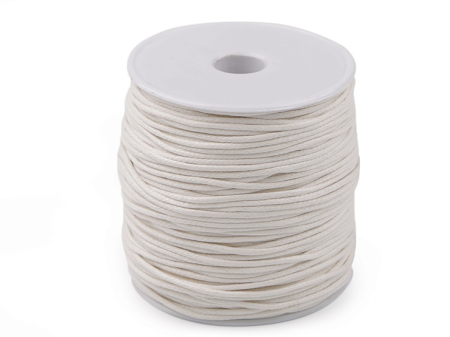 ARTICOLE MERCERIE - snur din bumbac cerat 1.8mm rola 100m