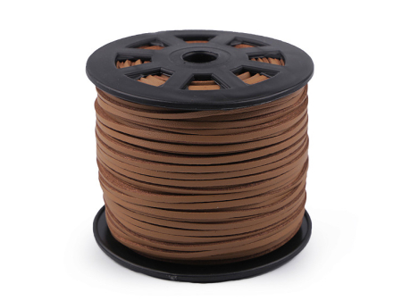 ARTICOLE MERCERIE - snur imitatie piele 2.5mm rola 5m