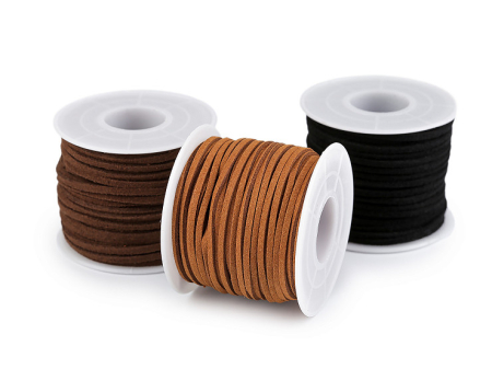 Componente Confectionat Bijuterii - snur imitatie piele 2mm rola 20m