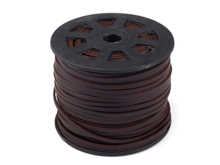 Componente Confectionat Bijuterii - snur imitatie piele 2.5mm rola 5m