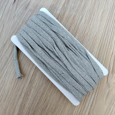 Panglica Bumbac - snur plat bumbac latime 10mm