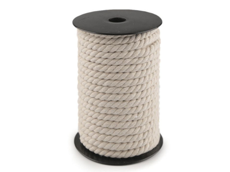 ARTICOLE MERCERIE - SNUR RASUCIT DIN BUMBAC 8MM