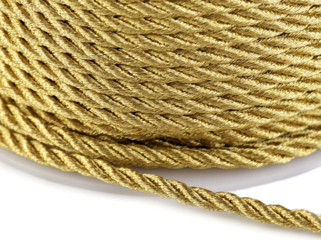 ARTICOLE MERCERIE - snur rasucit lurex 2.5mm rola 20m