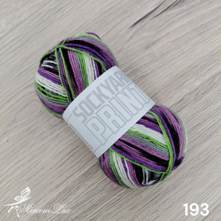SOCKYARN - sockyarn print fir tricotat lana