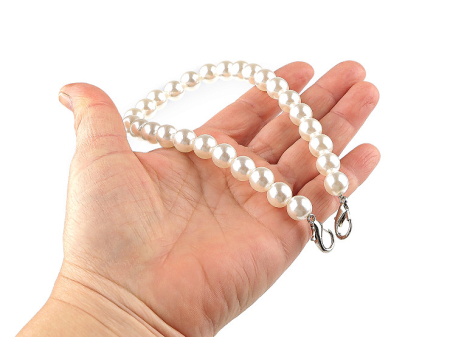 FIRE SI ACCESORII CONFECTIONAT GENTI - toarta din perle pentru geanta si telefon mobil 30cm