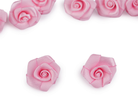 ARTICOLE MERCERIE - trandafir din satin 15mm
