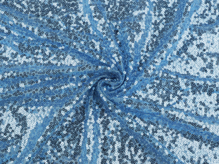 Materiale Textile - tull cu paiete 3mm
