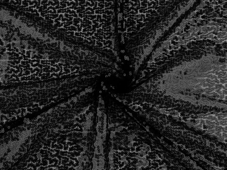 MATERIALE TEXTILE - TULL NEGRU CU PAIETE 3MM
