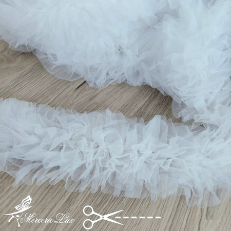 Benzi Volan Decorativ - VOLAN DIN TUL PENTRU FUSTE TUTU