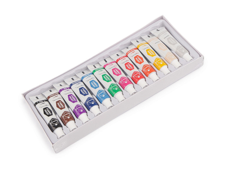 MATERIALE ACCESORII PENTRU HOBBY - vopsele textile 12 culori