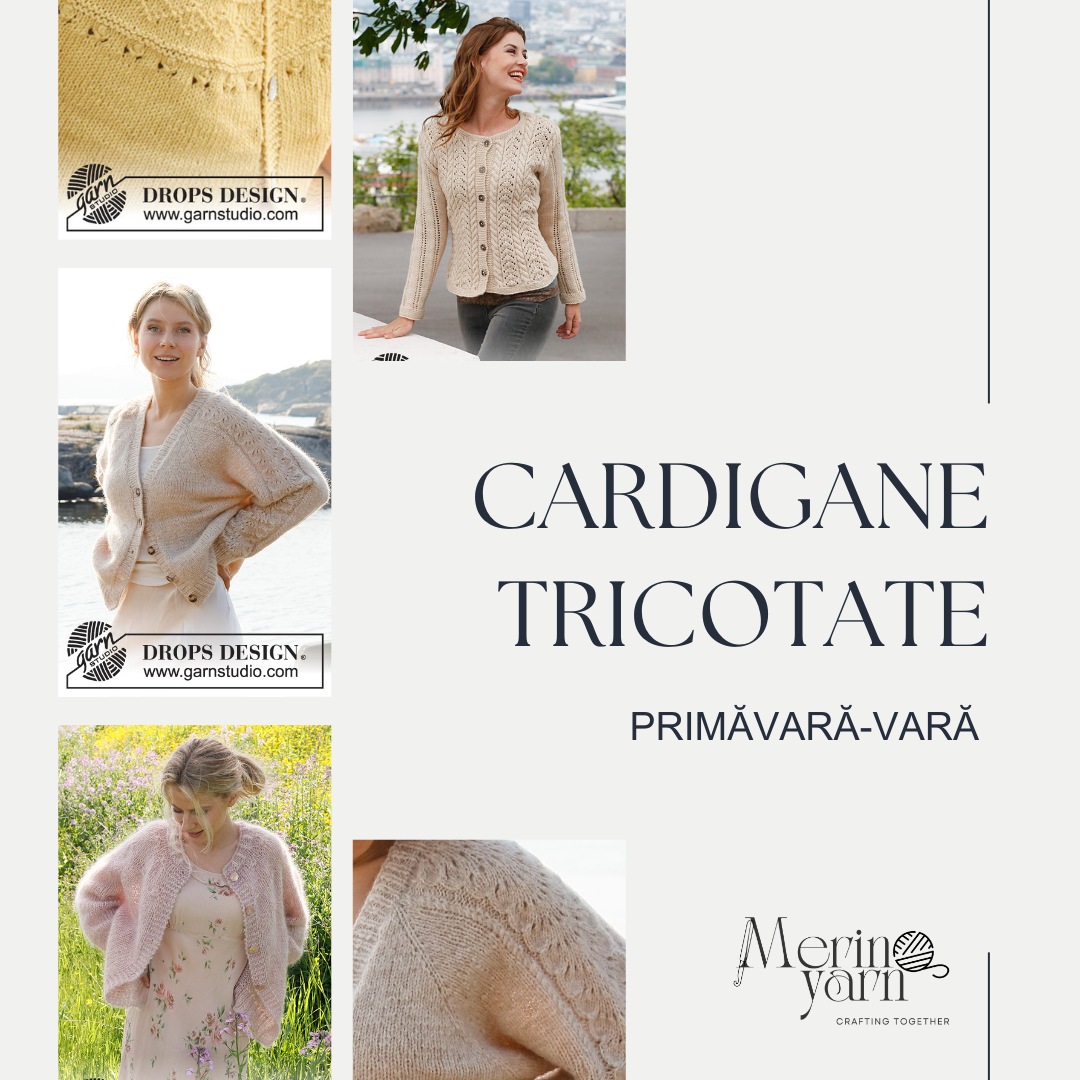 Idei de cardigane tricotate pentru sezonul de primăvară-vară