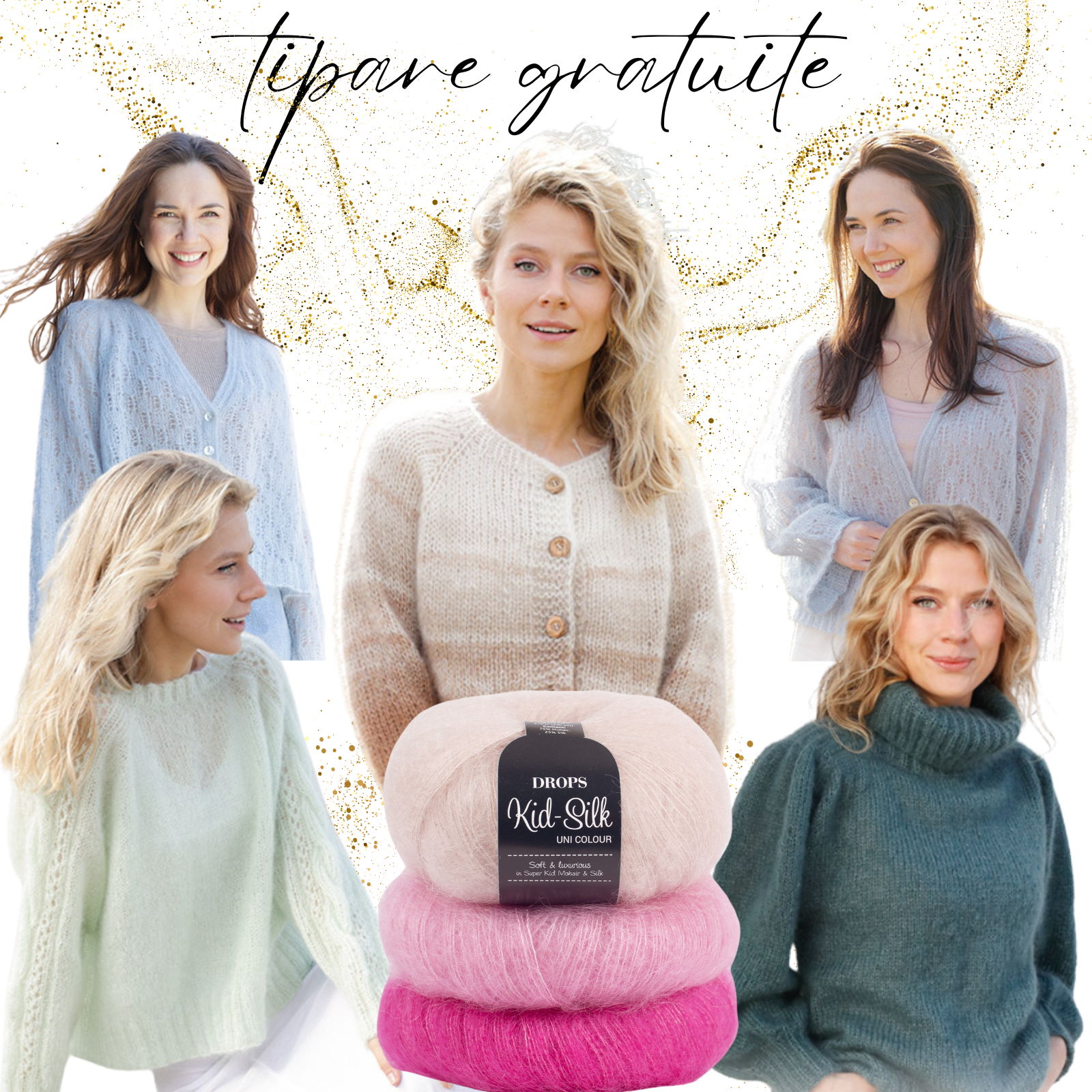 fir tricotat mohair matase