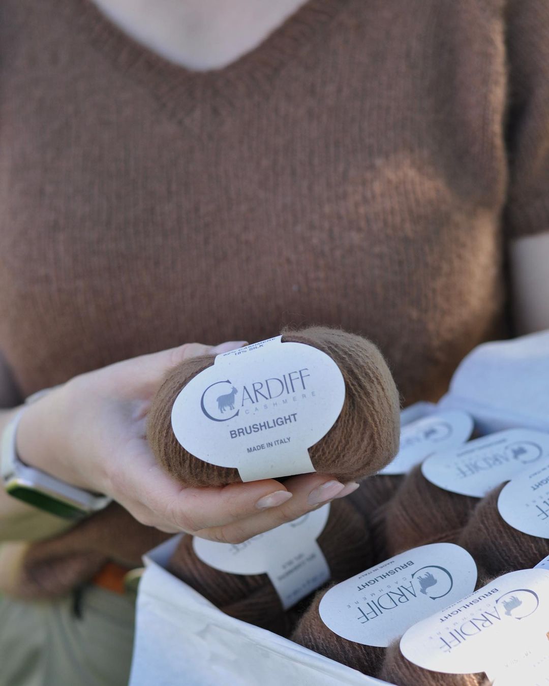 brushlight-cardiff-merino yarn