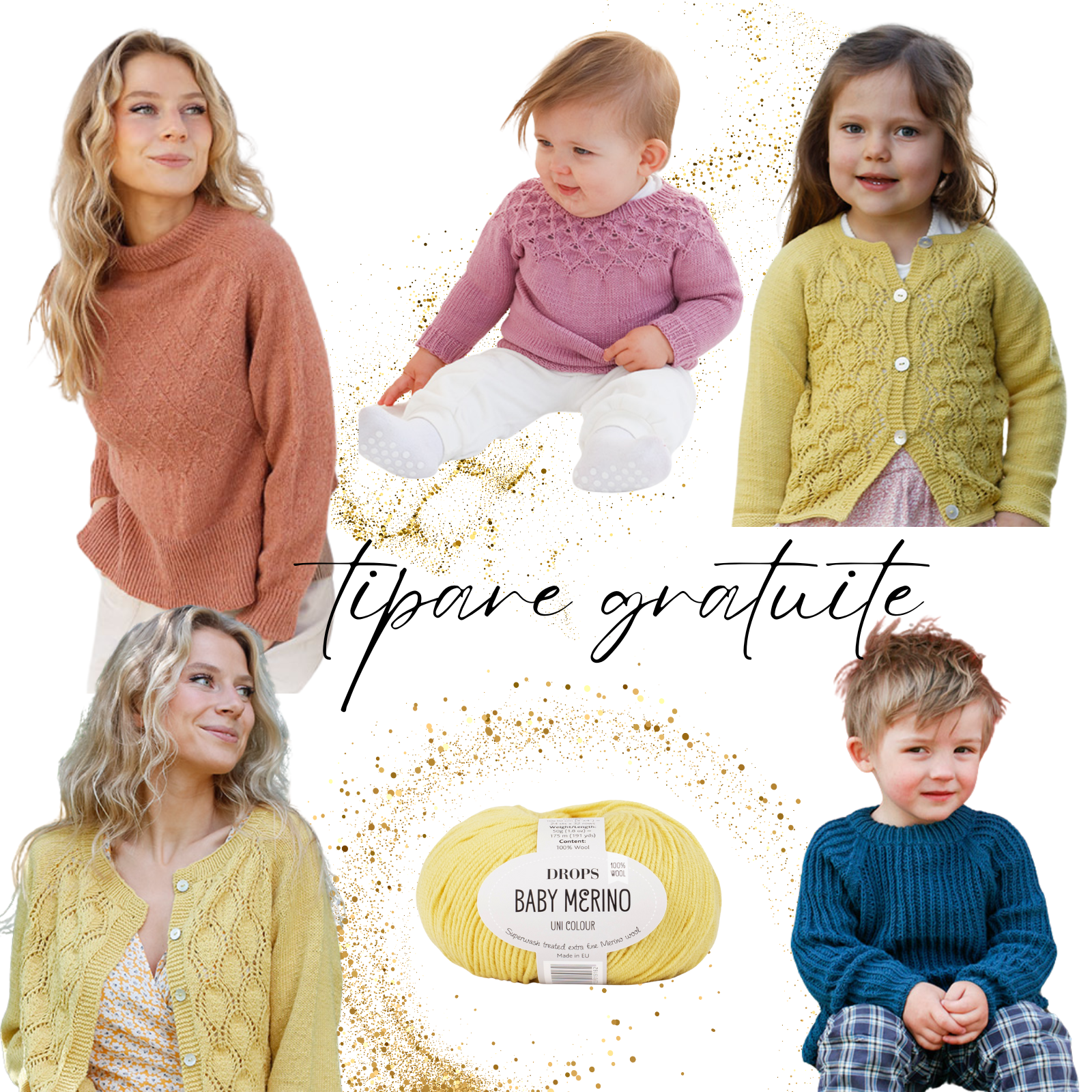 tipare gratuite baby merino