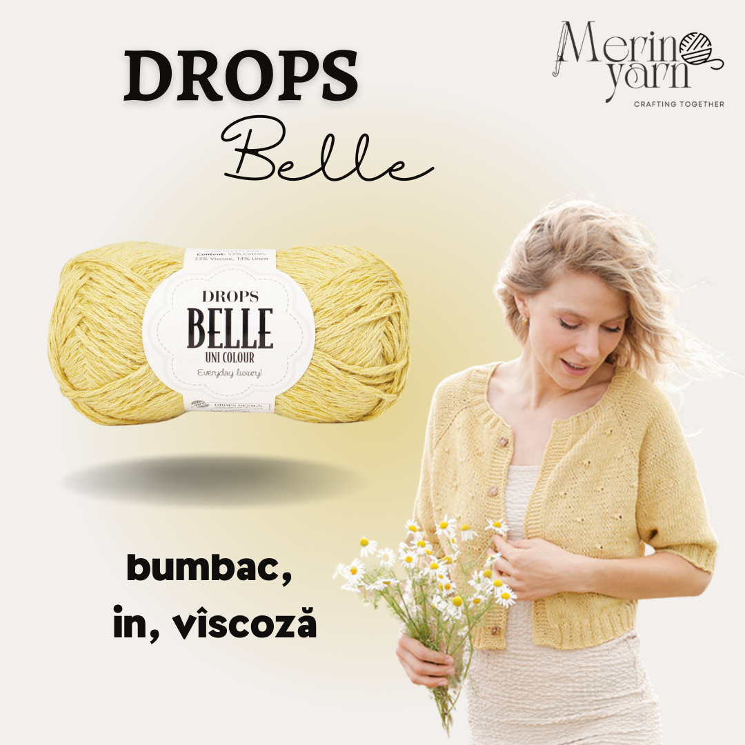 Drops Belle-fir-respirabil de crosetat