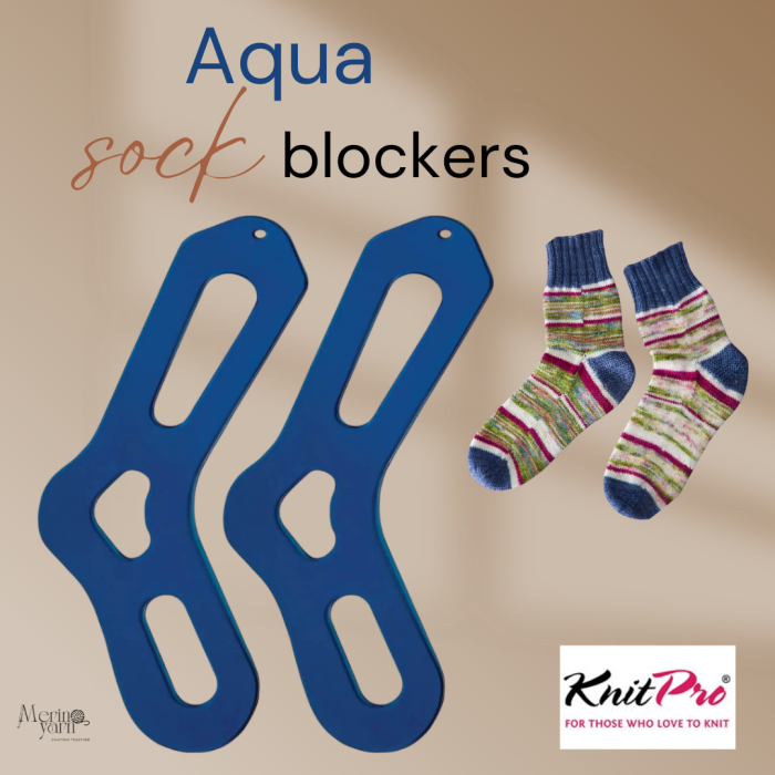 Blocatoare de șosete KnitPro Aqua sock blockers [3]