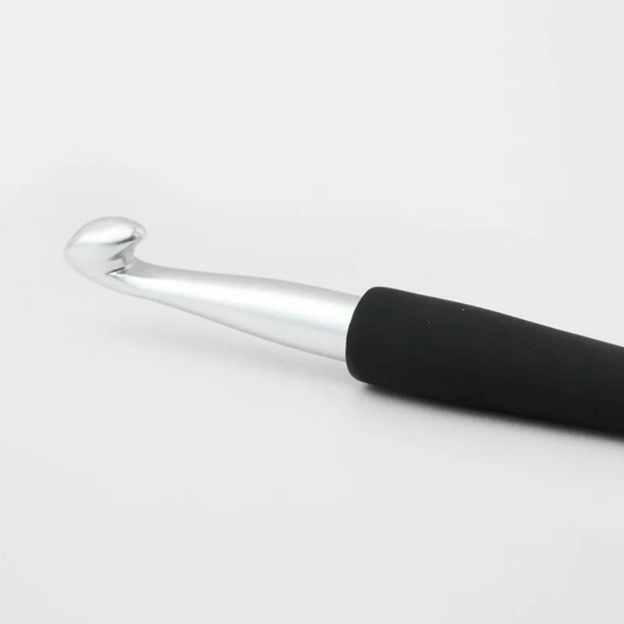 Croșetă aluminiu KnitPro cu mâner ergonomic [3]