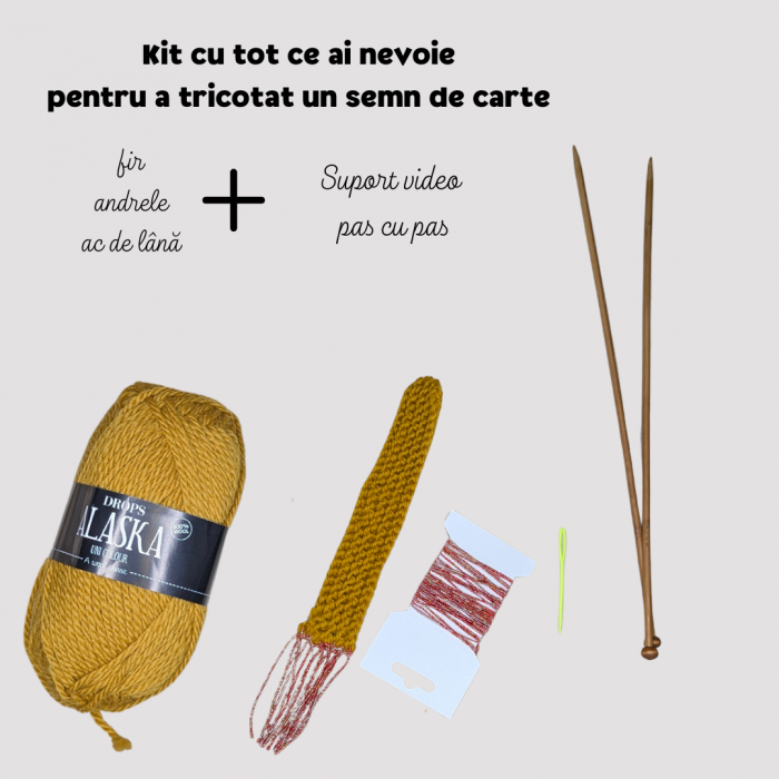 Curs de tricotat pentru începători-kit inclus [4]