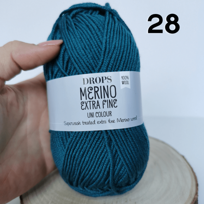 Fire tricotat Drops Merino Extrafine [4]