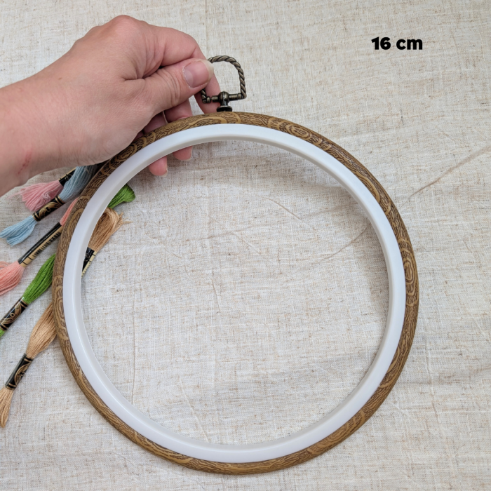 Gherghef broderie plastic 16 cm [2]