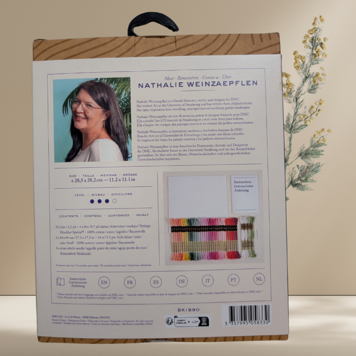 Kit brodat în cruce- buchet vintage [2]
