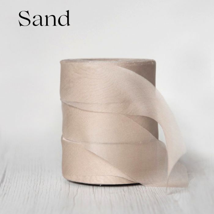 Panglică mătase chiffon 2.5 cm- rolă 17 m [2]