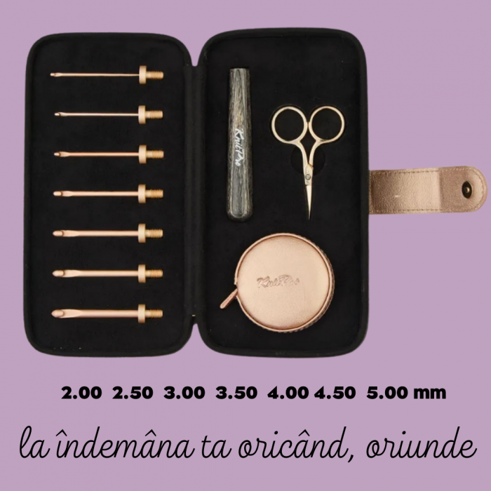 Set croșete interschimbabile KnitPro Oasis Starter [2]