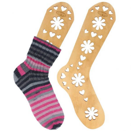 Accesorii tricotat - Blocatoare sosete din lemn