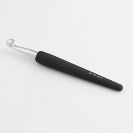 Croșete aluminiu KnitPro - Croșetă aluminiu KnitPro cu mâner ergonomic 10 mm