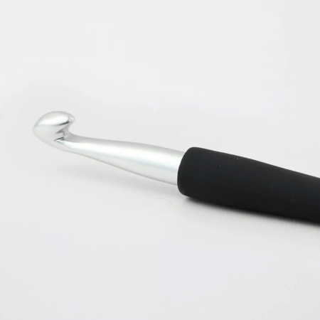 Croșetă aluminiu KnitPro cu mâner ergonomic 2 mm [2]