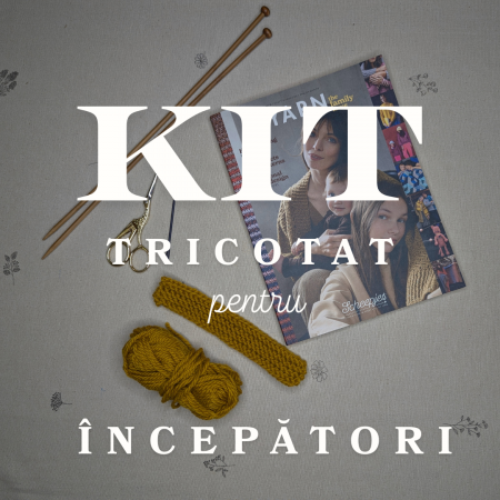 Ateliere de craft - Curs de tricotat pentru începători-kit inclus