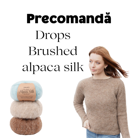 Precomandă - Drops Brushed Alpaca Silk 25 g - precomandă