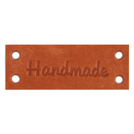 Accesorii tricotat - Eticheta handmade 16x44mm